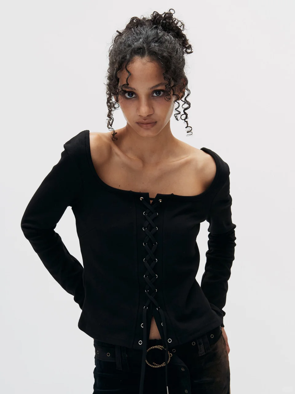 性感纯欲风服装拍摄模特