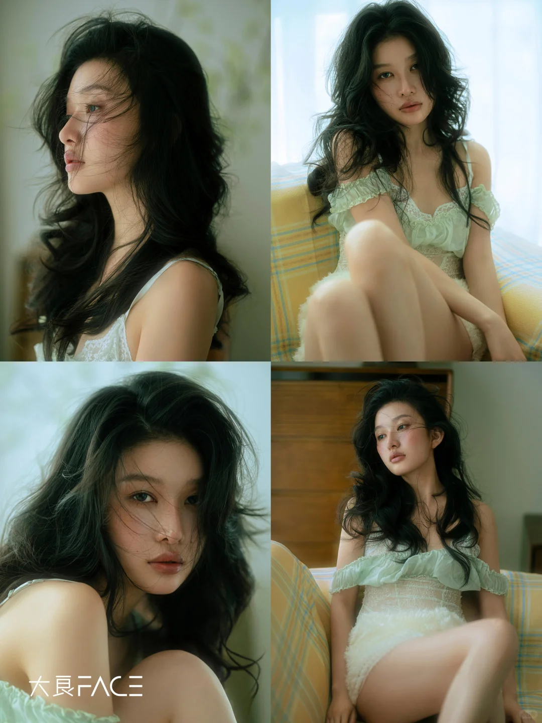 在晨光里与自己温柔相拥丨女生氛围感写真