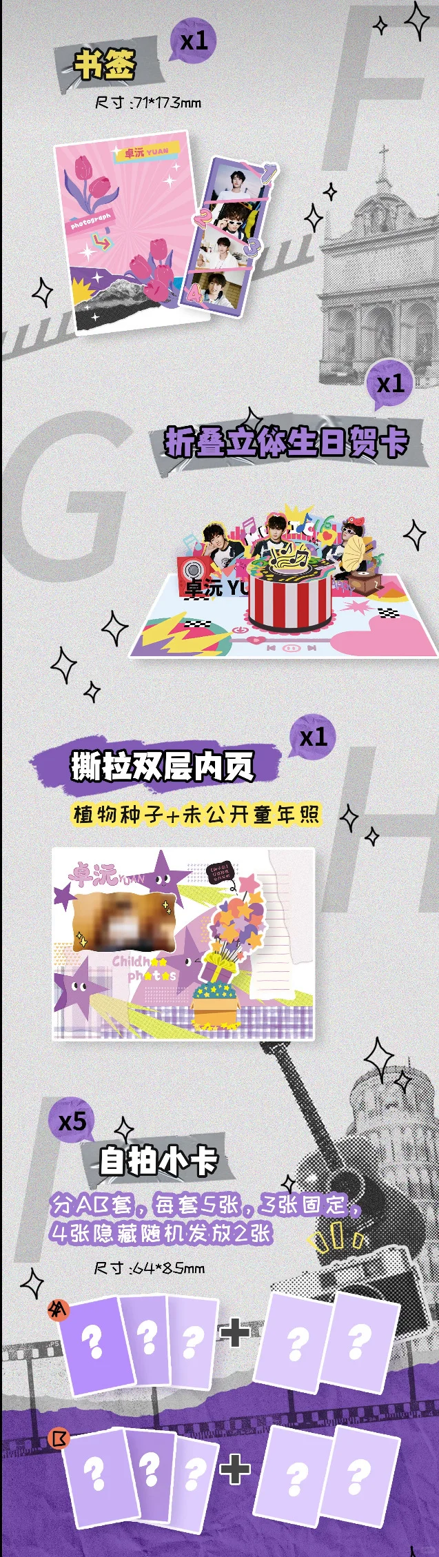 卓沅生日写真集配置