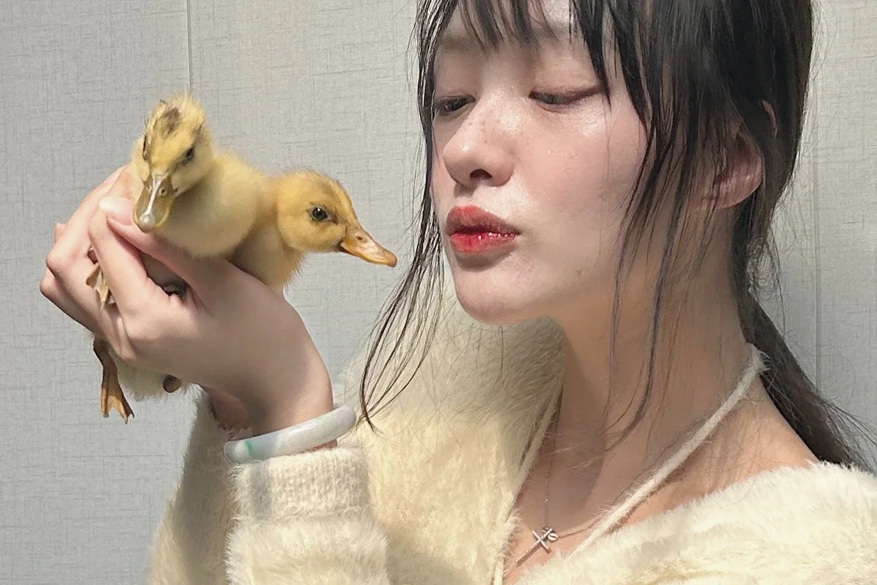 美人垂眸