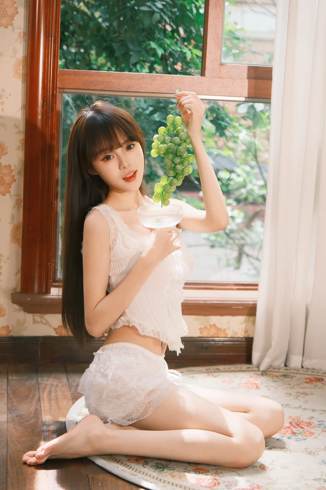 安静少女感|躺着拍更出片吗