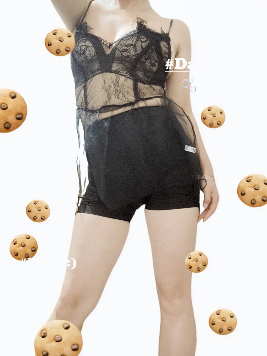 性感睡衣,模特vs真人