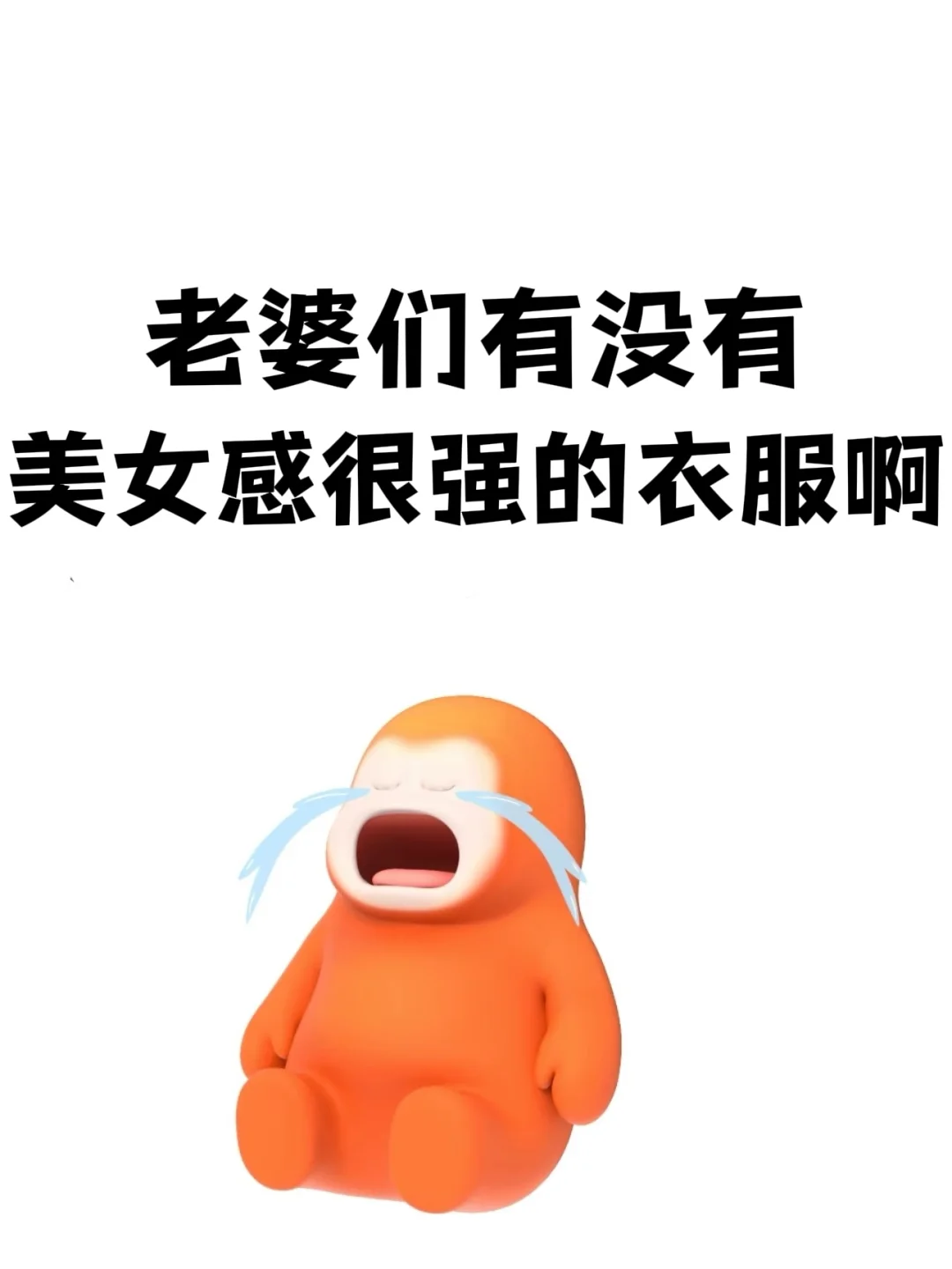 我只想买美女感很强的衣服！十万火急