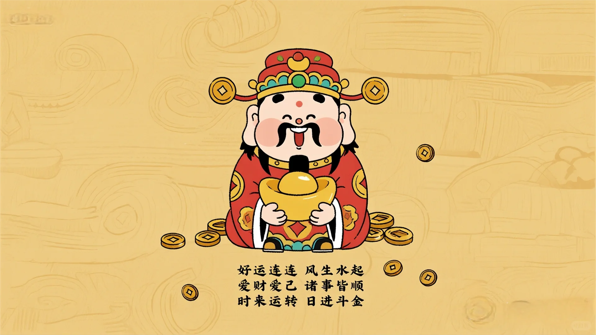 “25年最旺你的电脑壁纸来咯!”