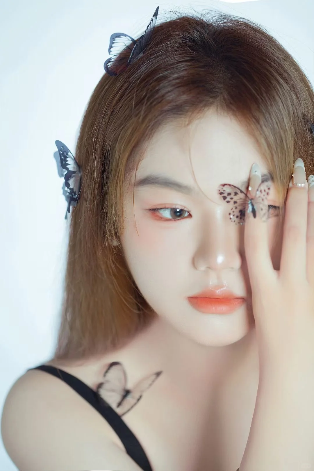 拍了网上爆火的蝴蝶写真 求点评