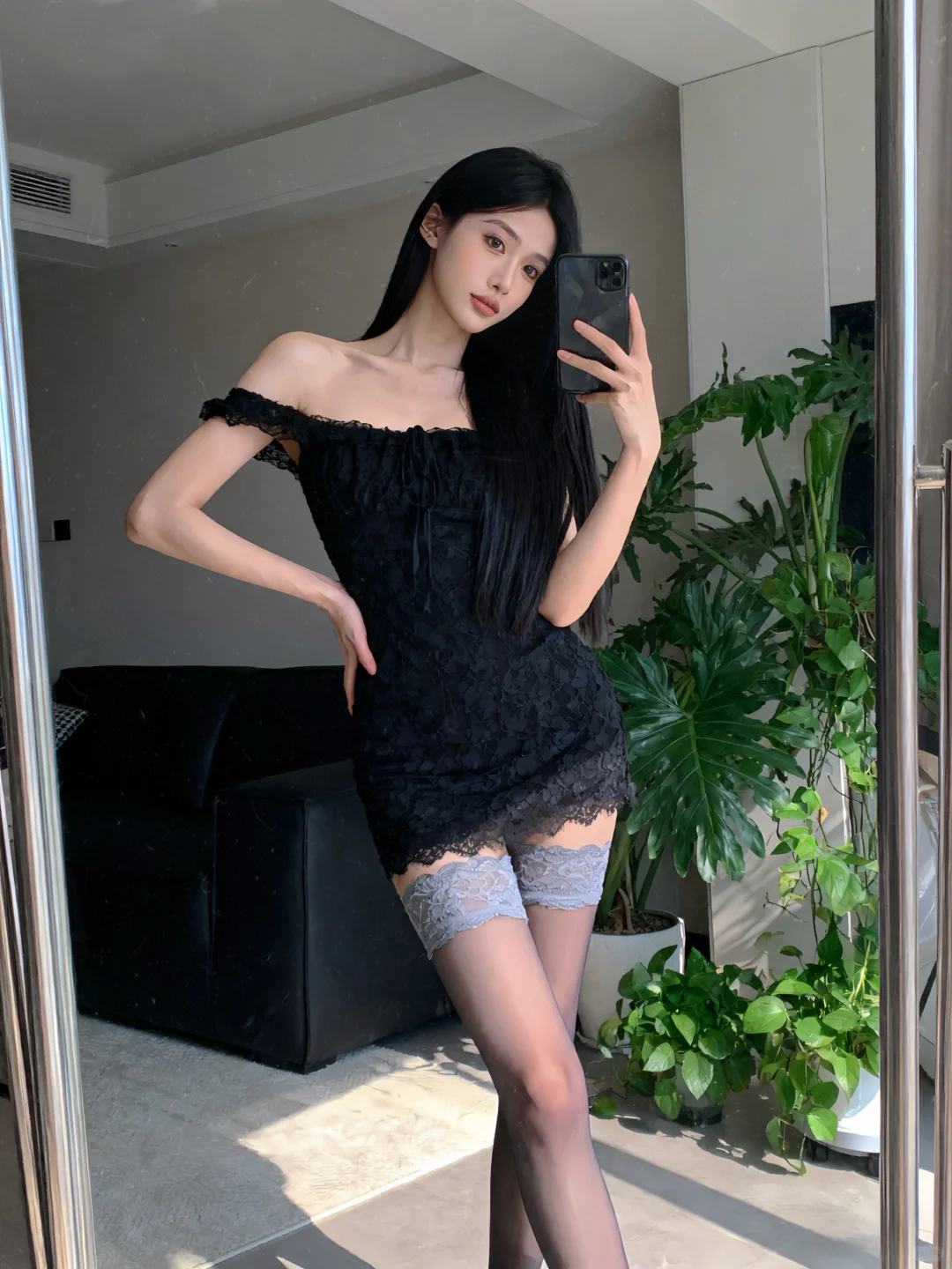 穿搭的尽头黑色系 yyds