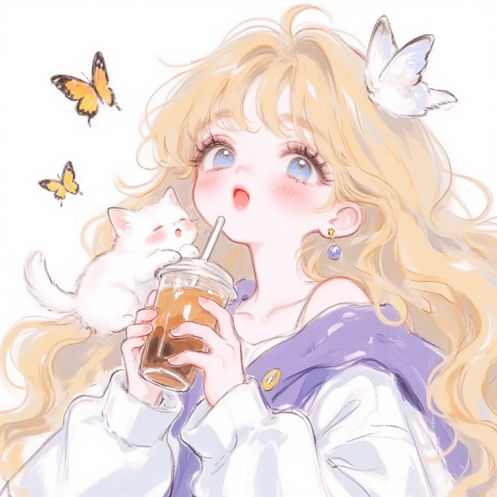 ✨治愈系女头像| 今天是可爱小猫