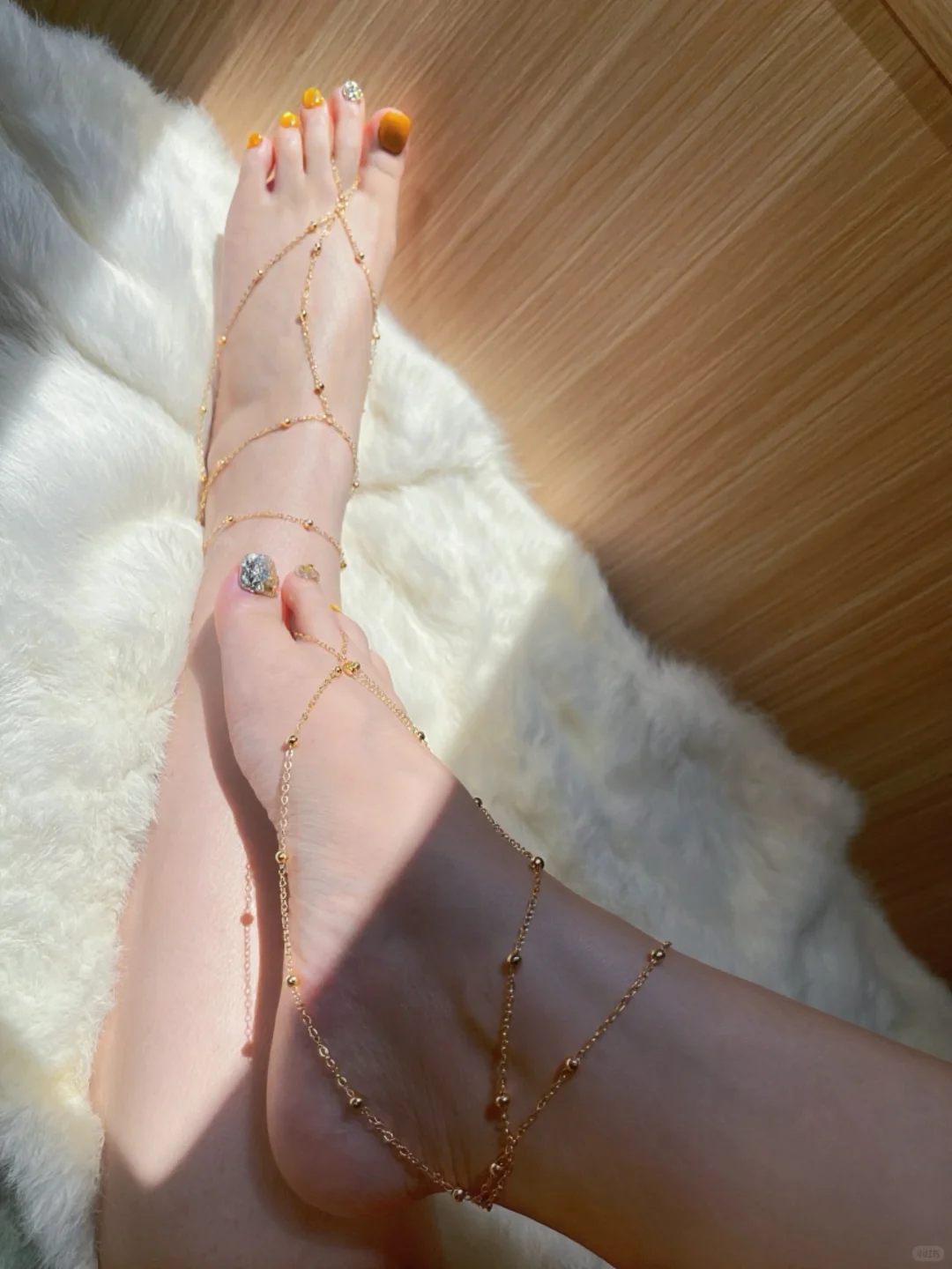 脚链➕黄金猫眼脚甲~下期戴什么?评论区决定