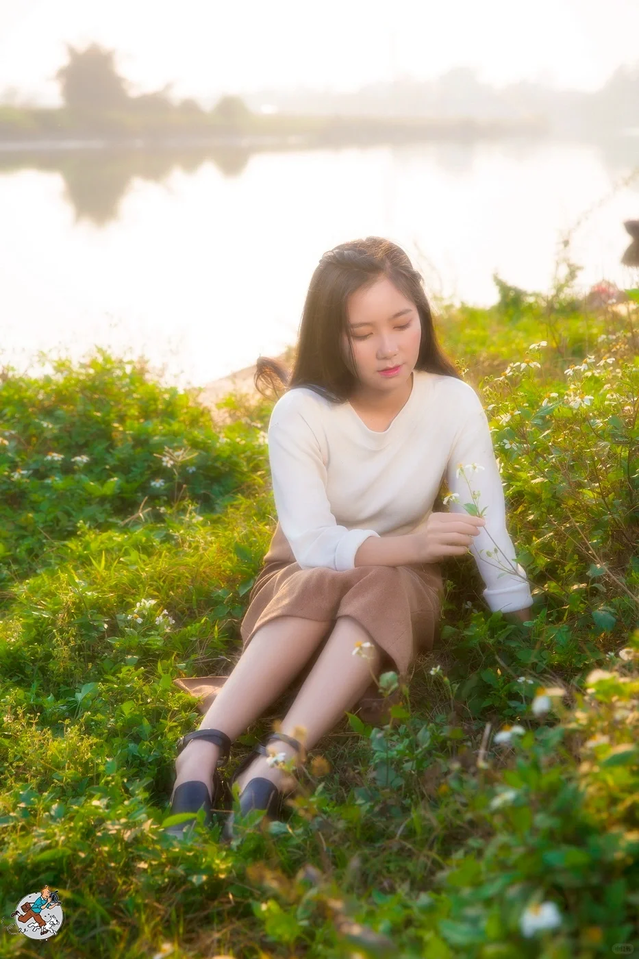 钦州老街边拍的美少女