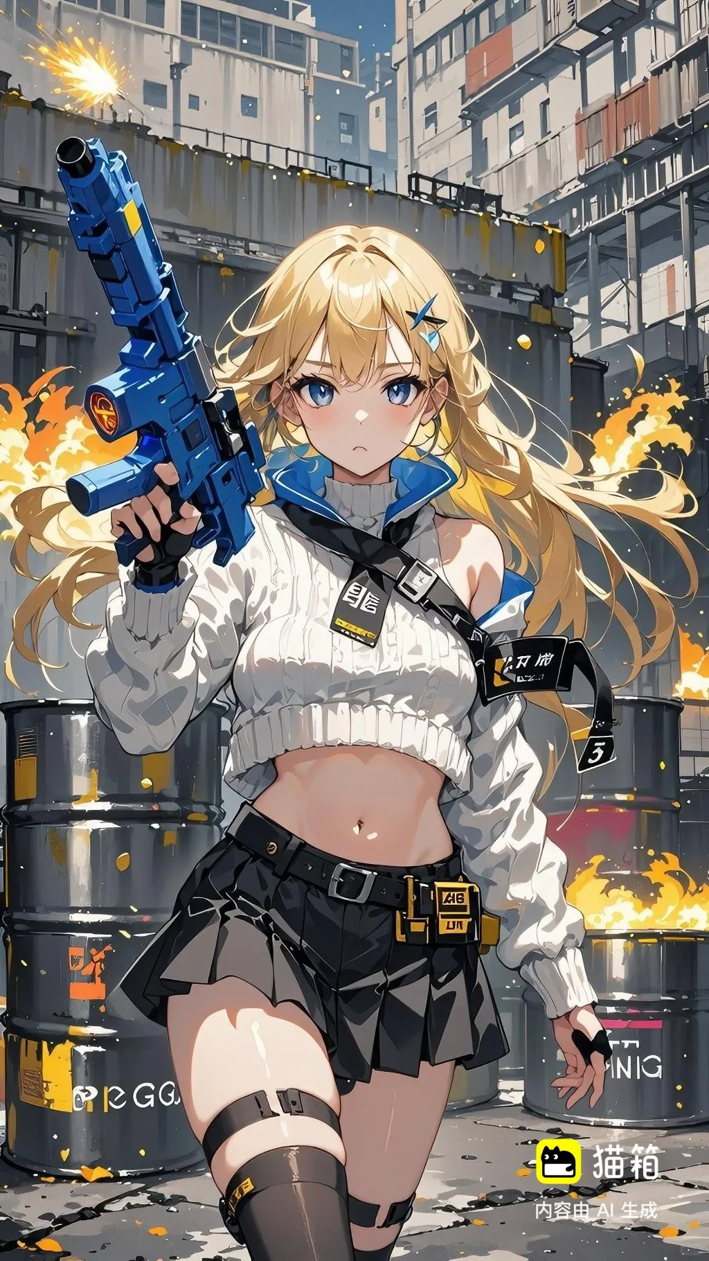 是能一枪打爆铁血战士脑袋的金发美少女