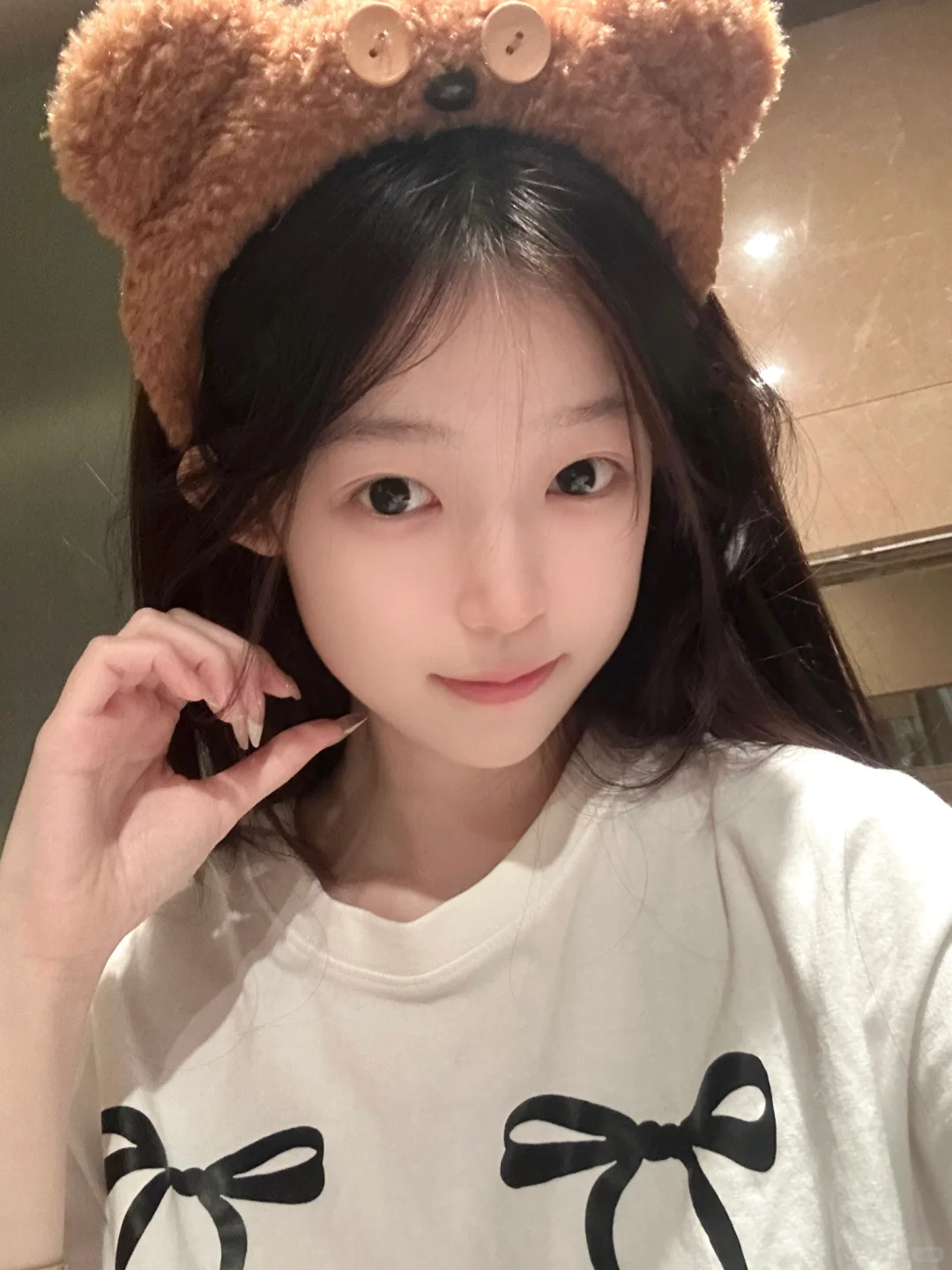 卸妆前有点小美👧🏻