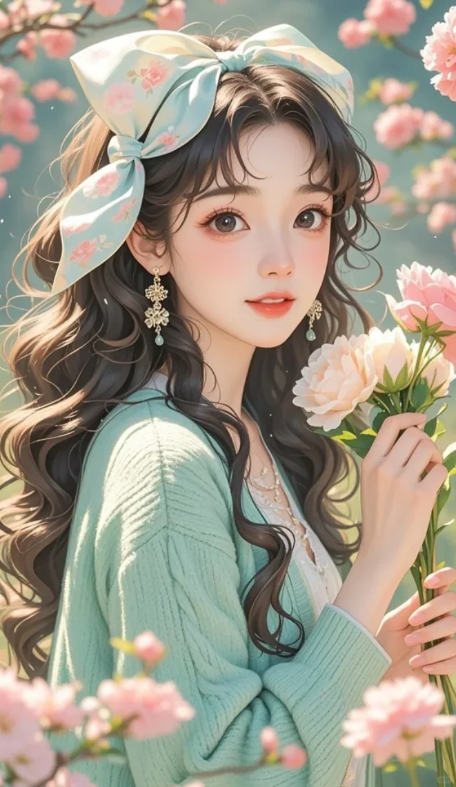青绿色系列头像丨动漫头像丨女生头像