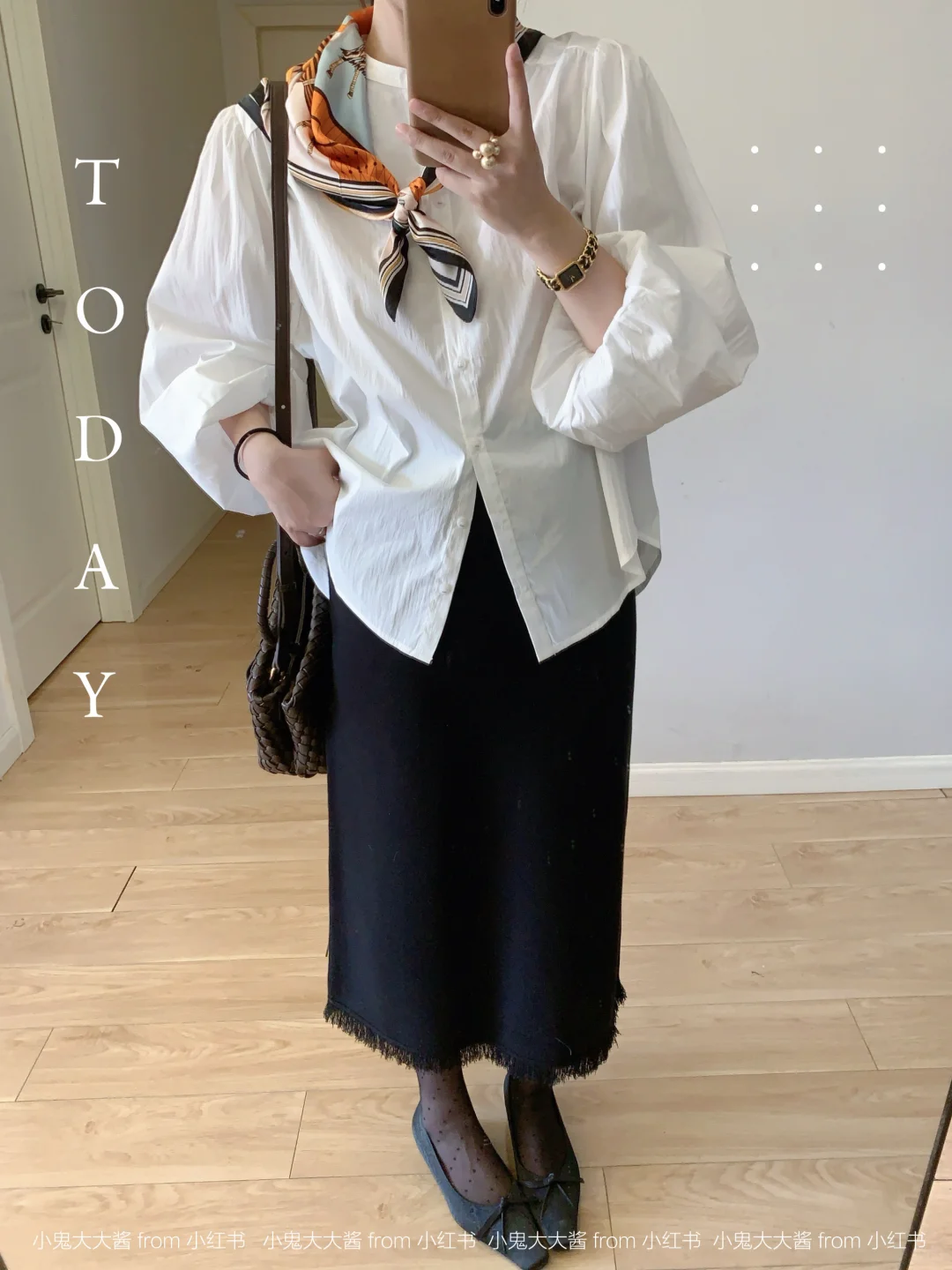 小领导初秋通勤🍂白衬衫也能搭出气质女人味