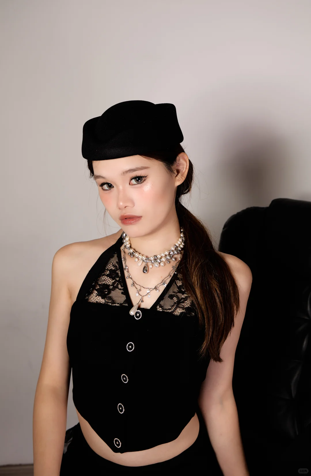 自已拍了一组Jennie同款写真