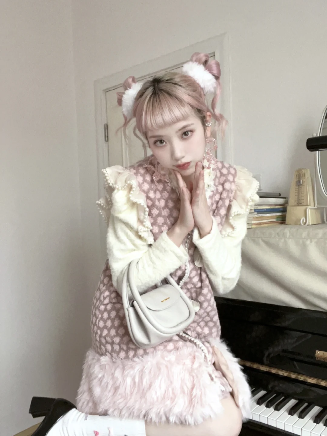 🎀粉粉实和子的冬日新look
