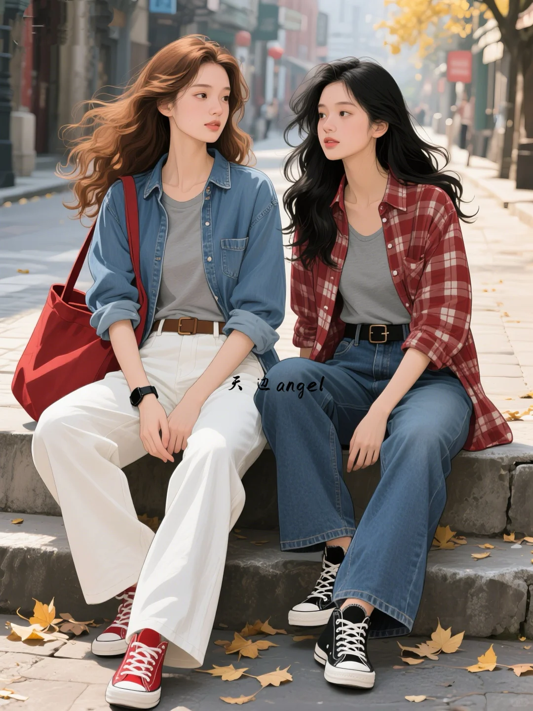 早秋穿搭| 今天我们是衬衣女孩👧🏻👩🏻‍🦰