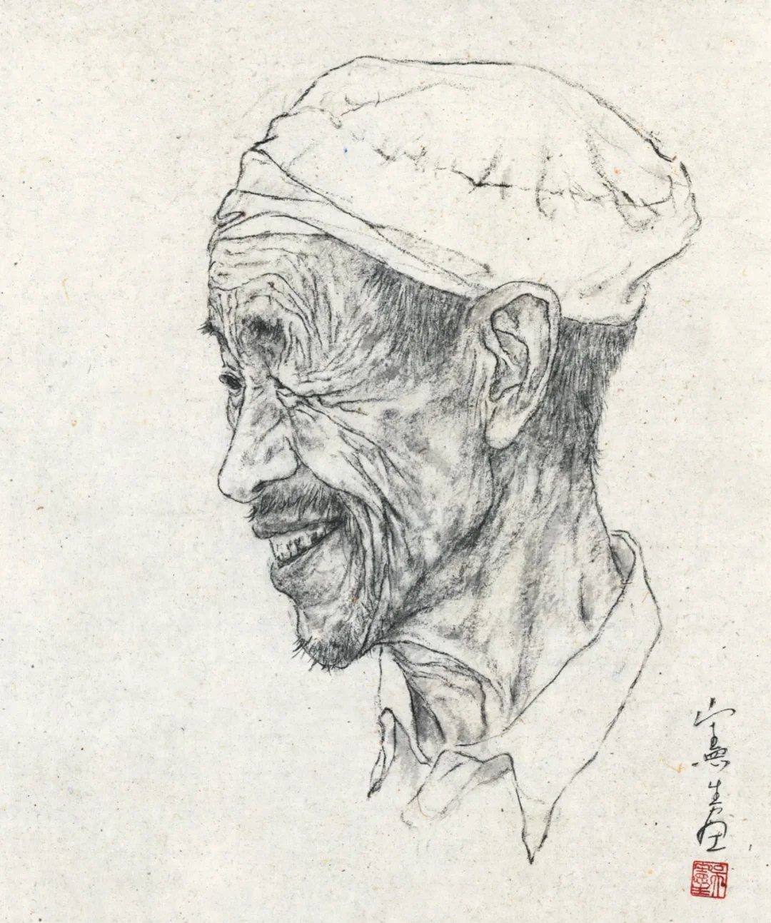 初学水墨画必备!吴宪生著《水墨头像临本》