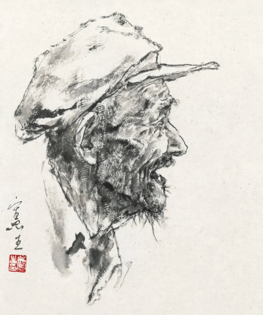 初学水墨画必备!吴宪生著《水墨头像临本》