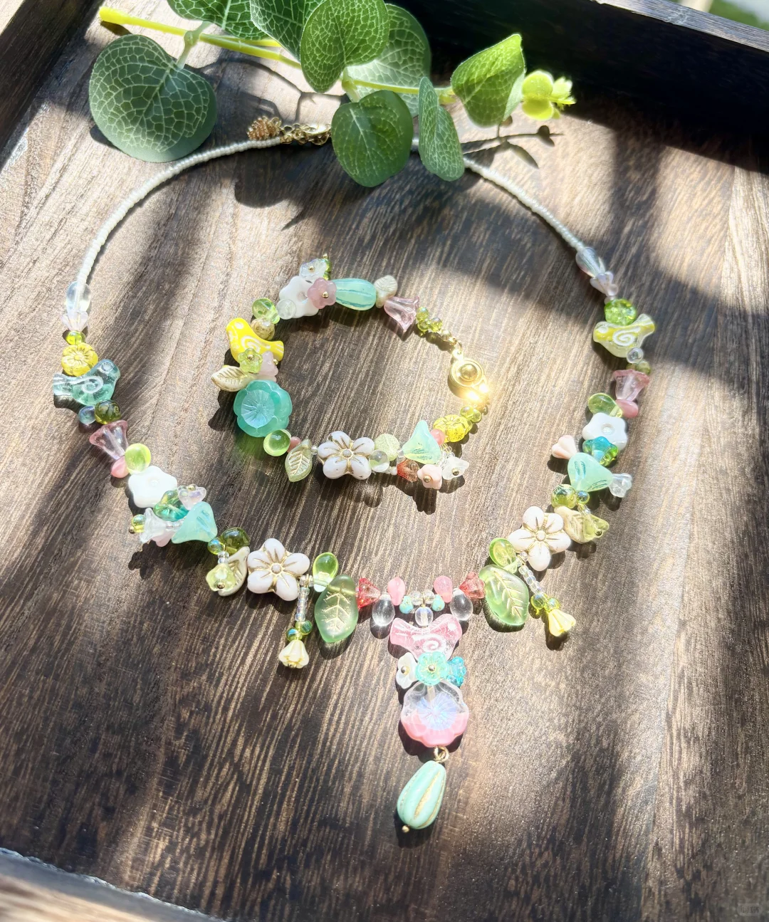 秋日童话 捷克琉璃 小鸽子飞来啦🐦🌸🫀