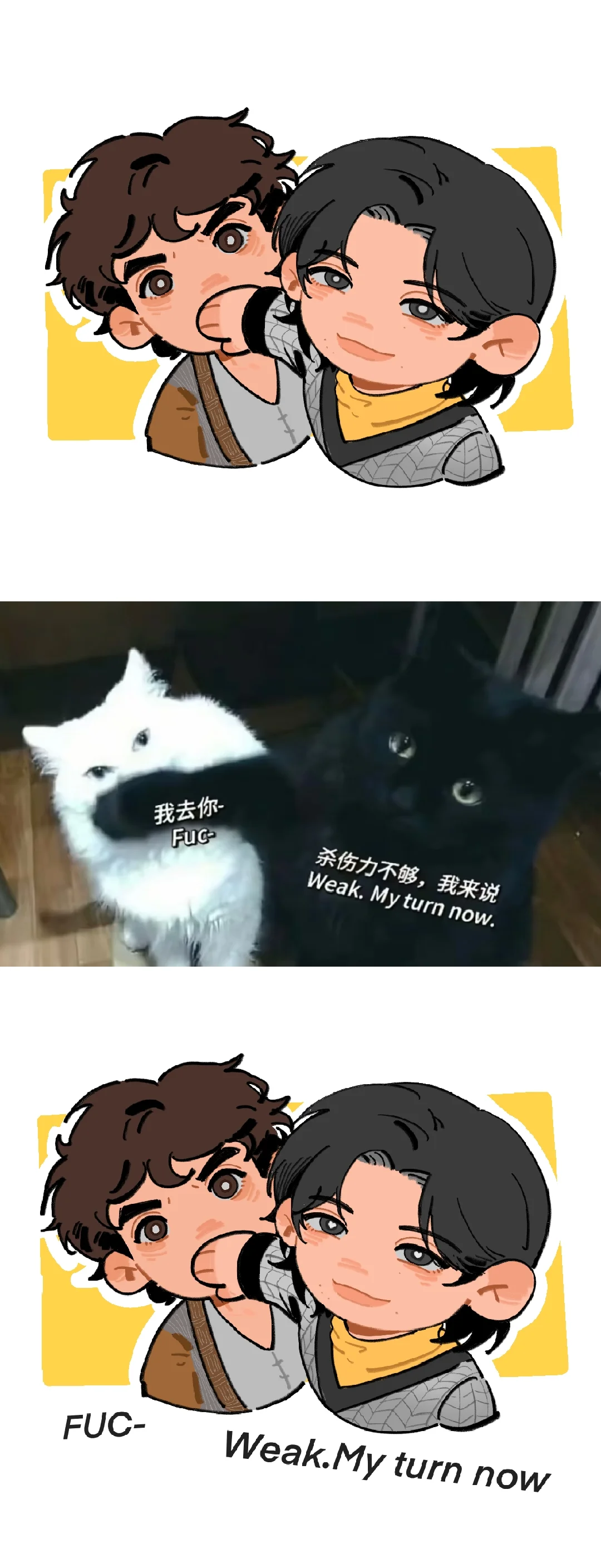 妈妈孔武有力高大威猛爸爸小鸟依人媚眼如丝