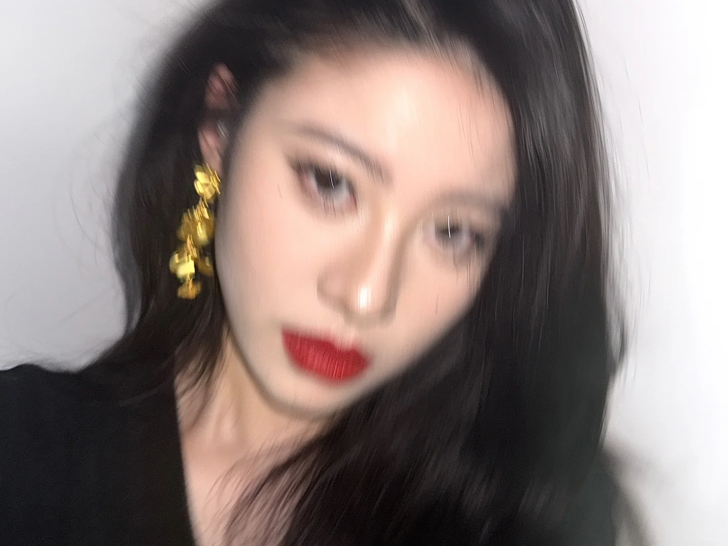 真被自己美哭了