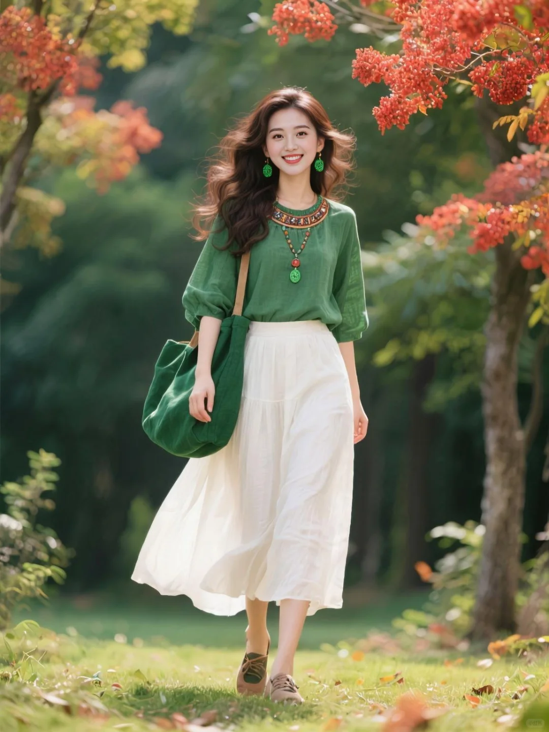 秋天🍂氛围感美女
