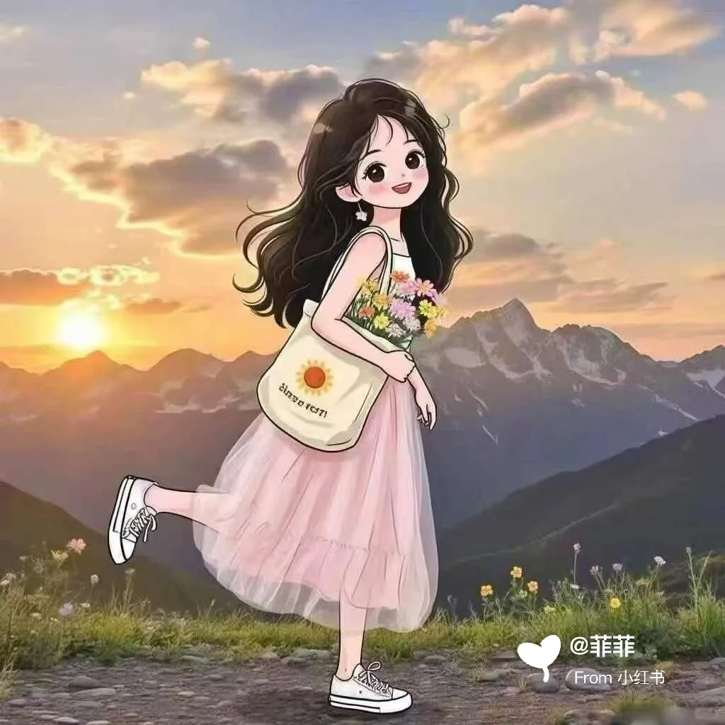 天使女孩治愈系头像