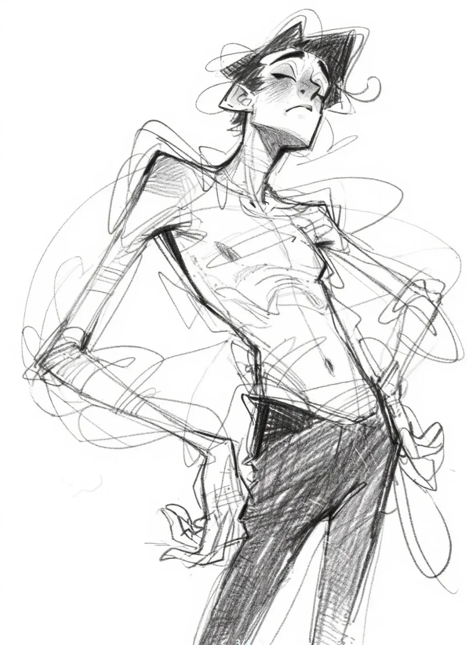 女孩速写练习，来学吧！