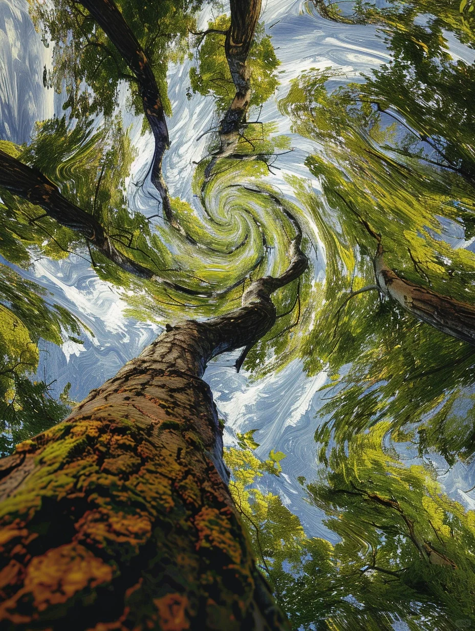 穿越绿色漩涡的秘境