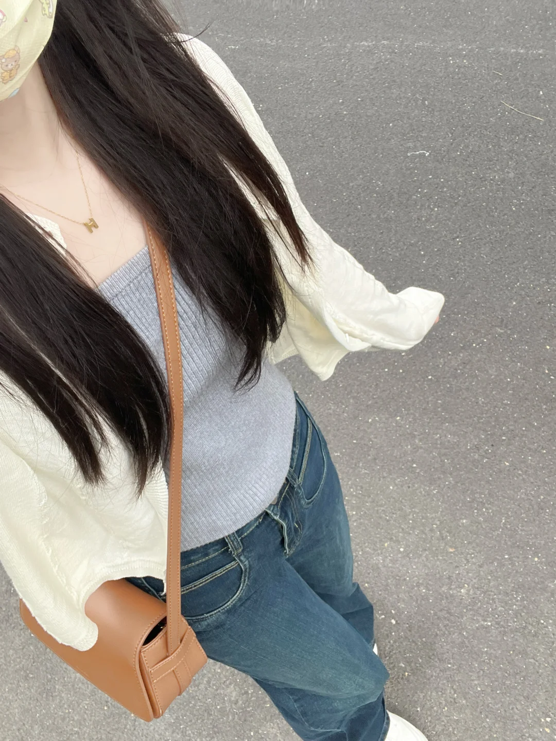 今天穿这套！！韩系温柔感穿搭好喜欢呀！！🐰
