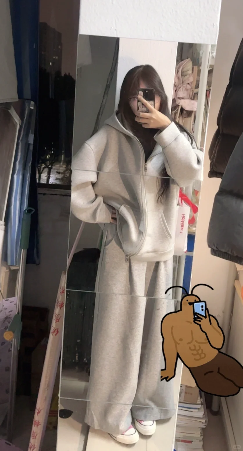 秋天慵懒感穿搭，韩味一下就上来了！