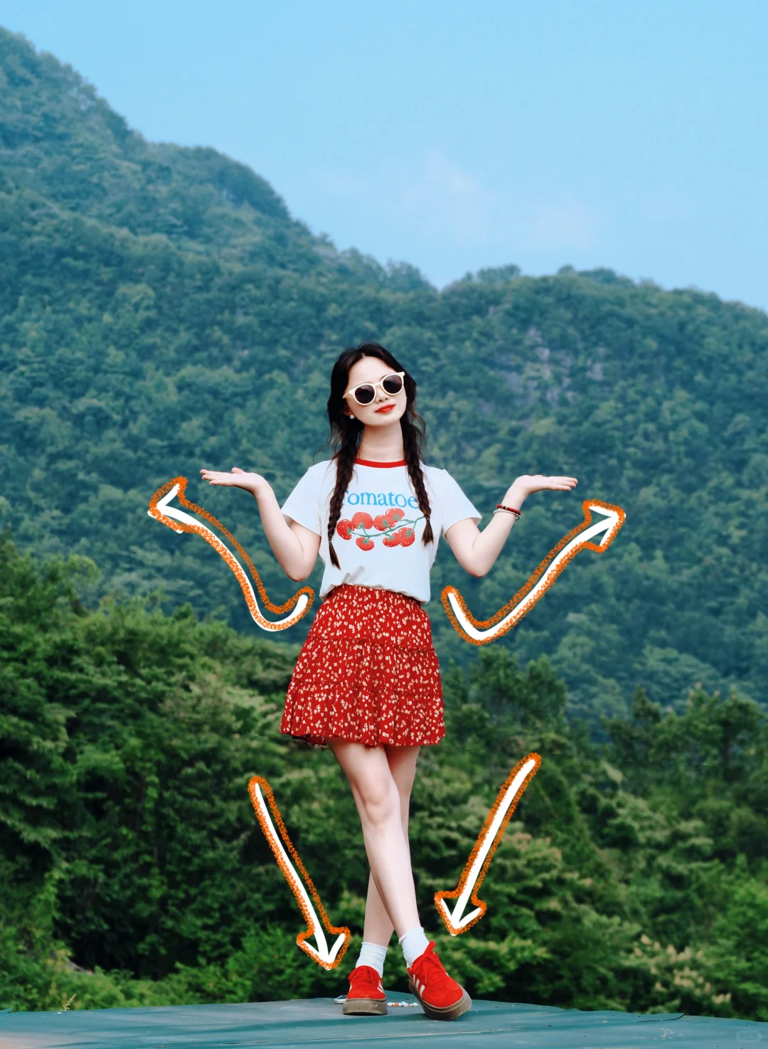 📷存一些有生命力的全身拍照姿势❗️❗️