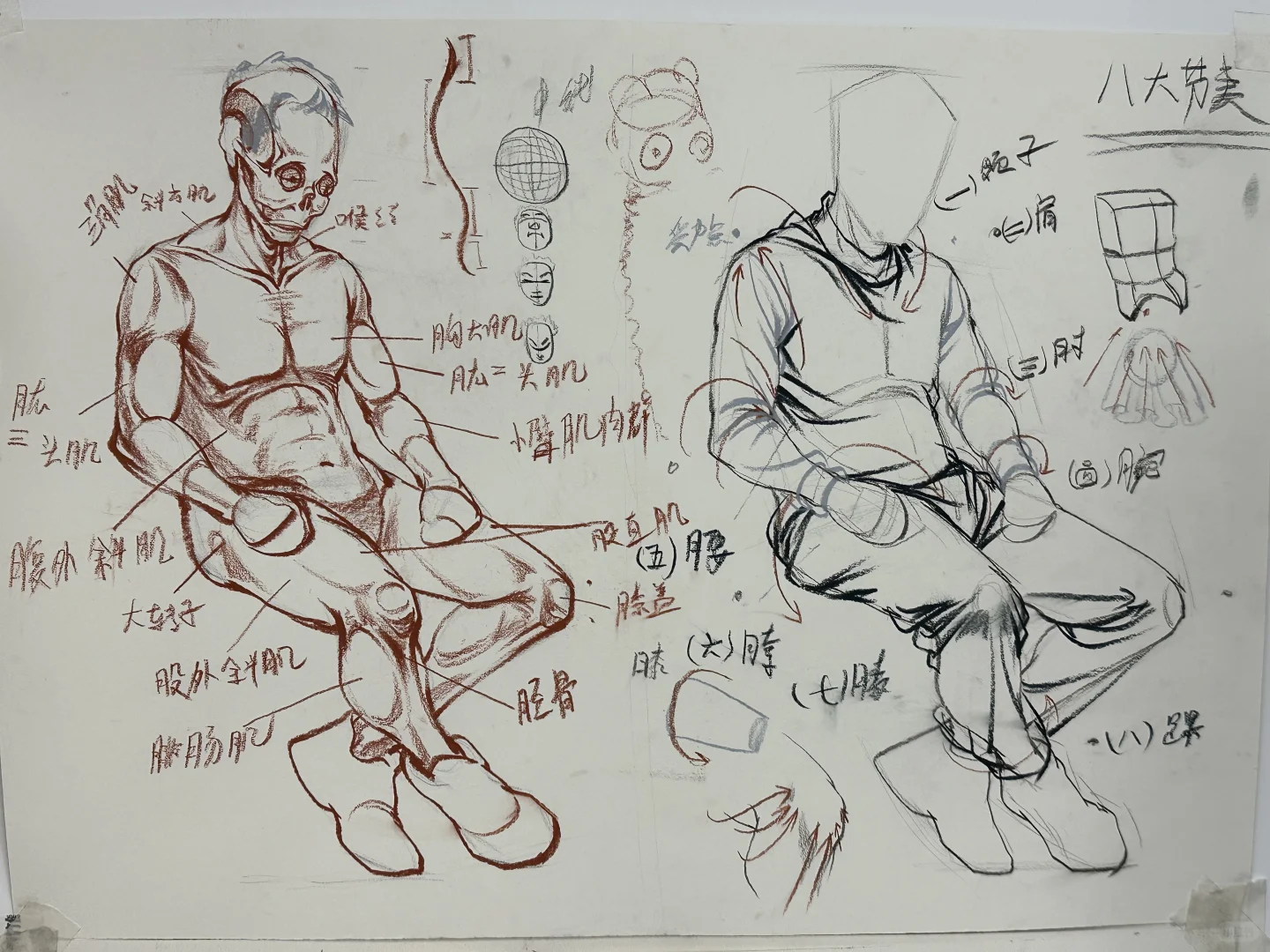 基础速写，只画主线