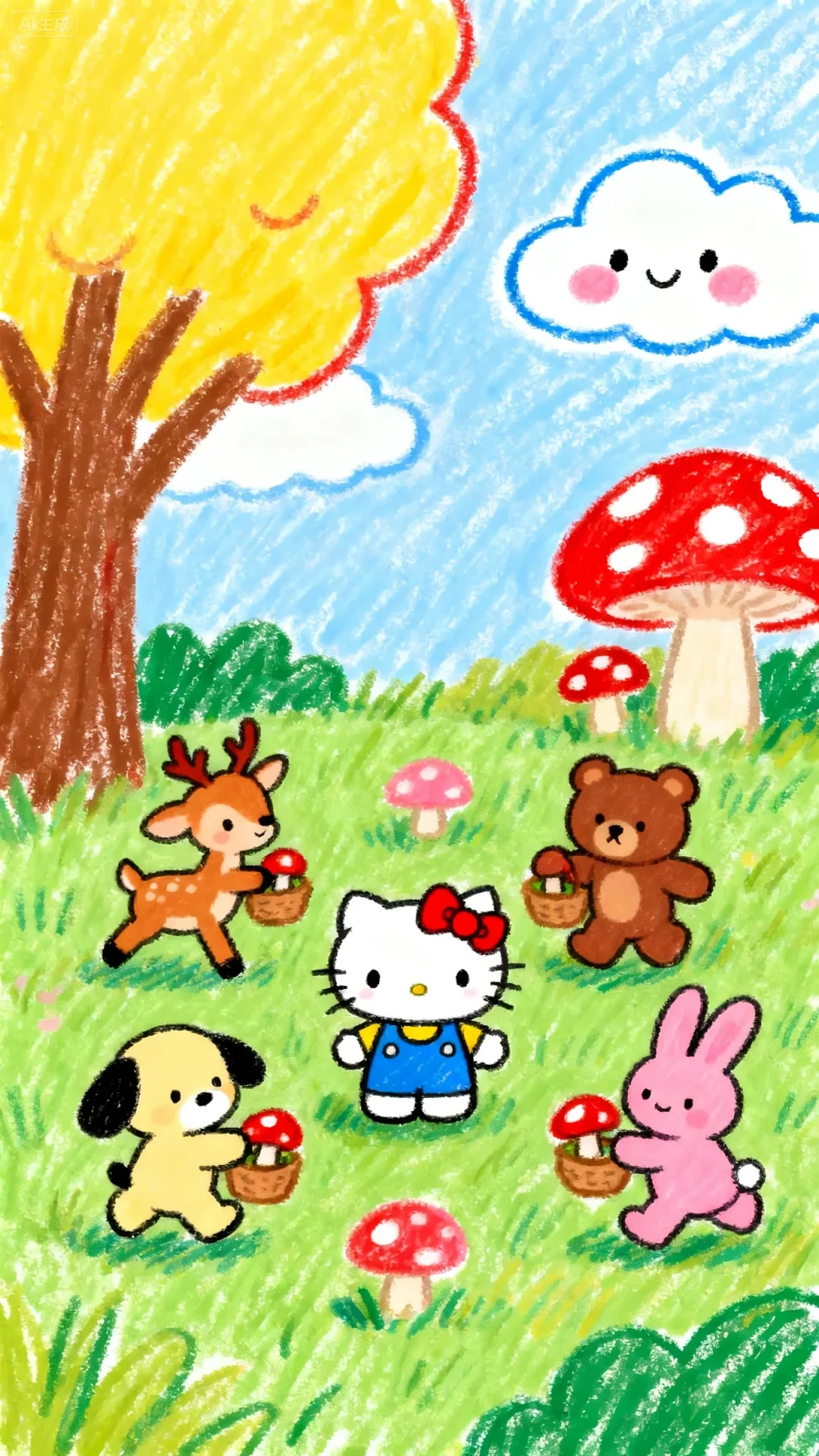 好喜欢这组HelloKitty壁纸啊，姐妹们！！
