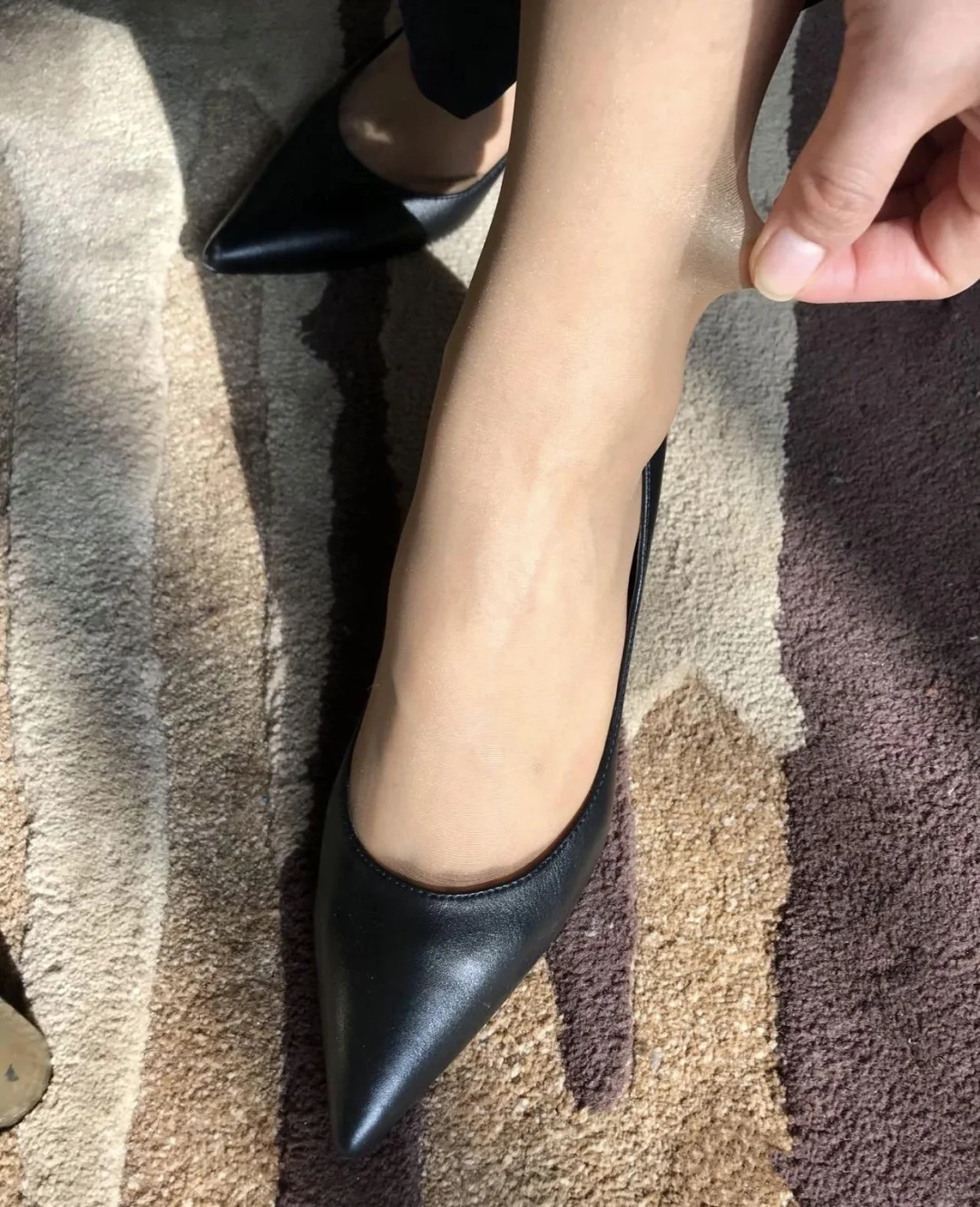 开会间隙难得放松