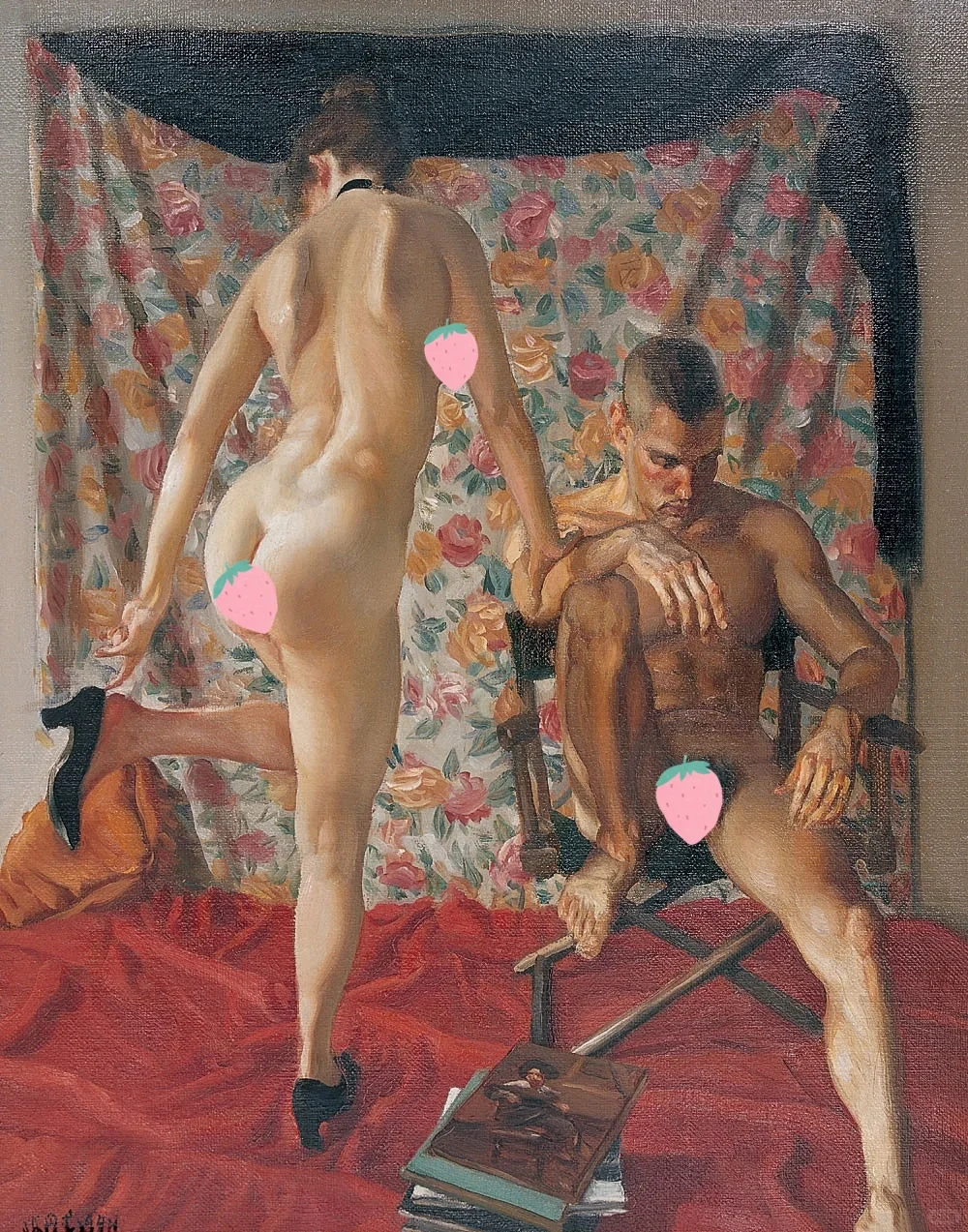 国美考研🔥陈丹青油画女人体学习参考🔥