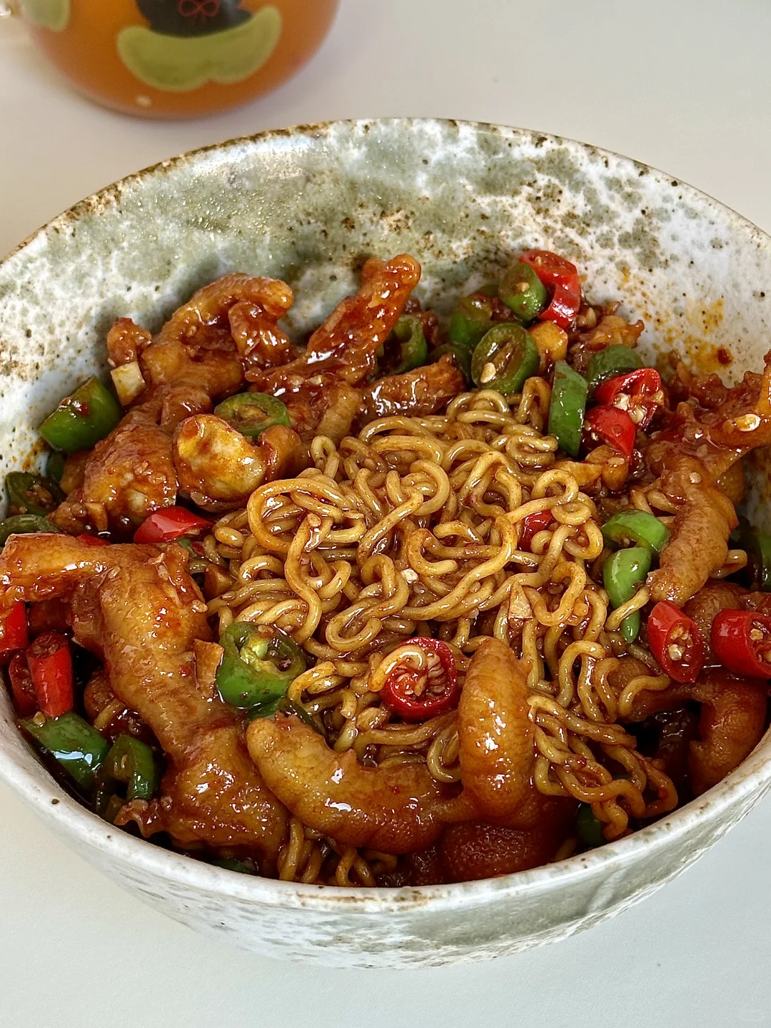 韩剧辣鸡爪拌面🍜，甜辣过瘾，一定要试试🔥