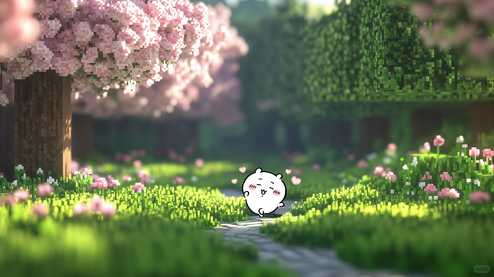 花丛里的小吉伊🌸
