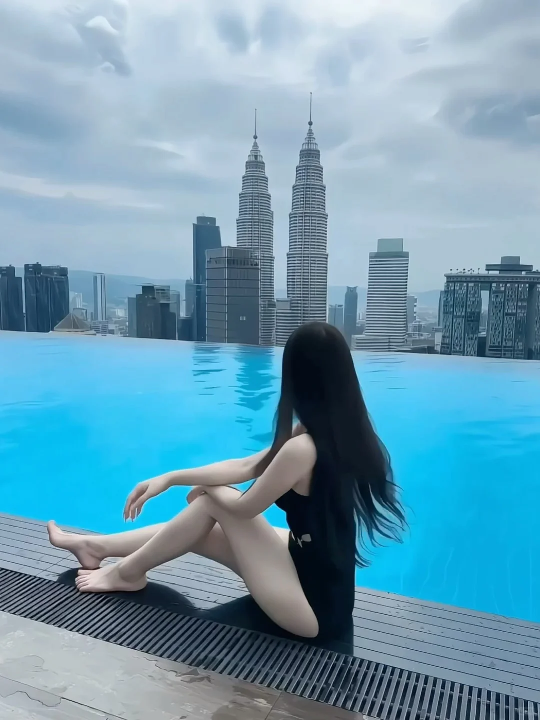 低调性感泳衣