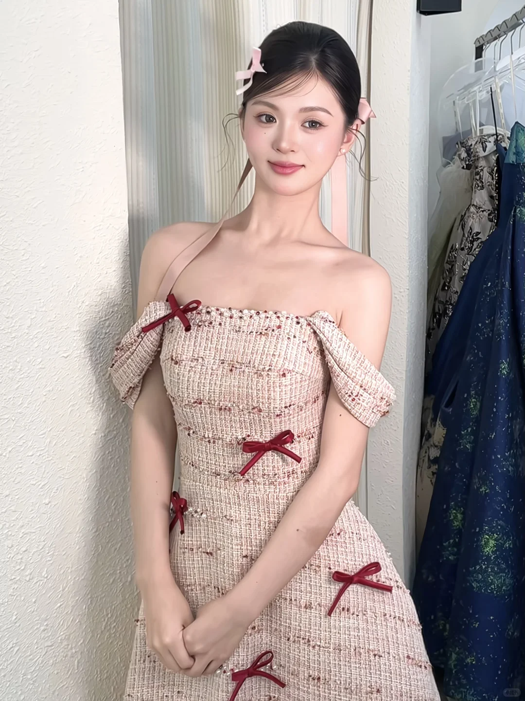 个人现在是正在当互免模特中…