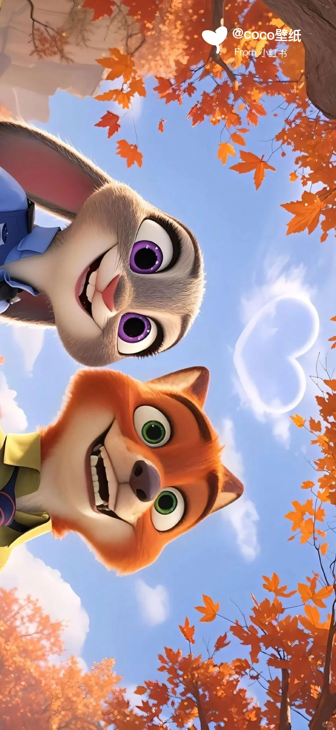 高清壁纸|兔朱迪🐰&狐尼克🦊