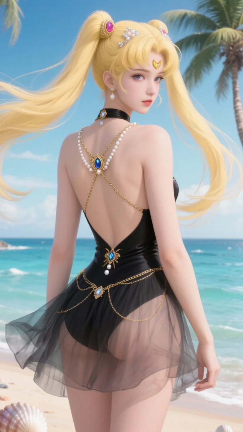 美少女战士_月野兔_泳人穿搭