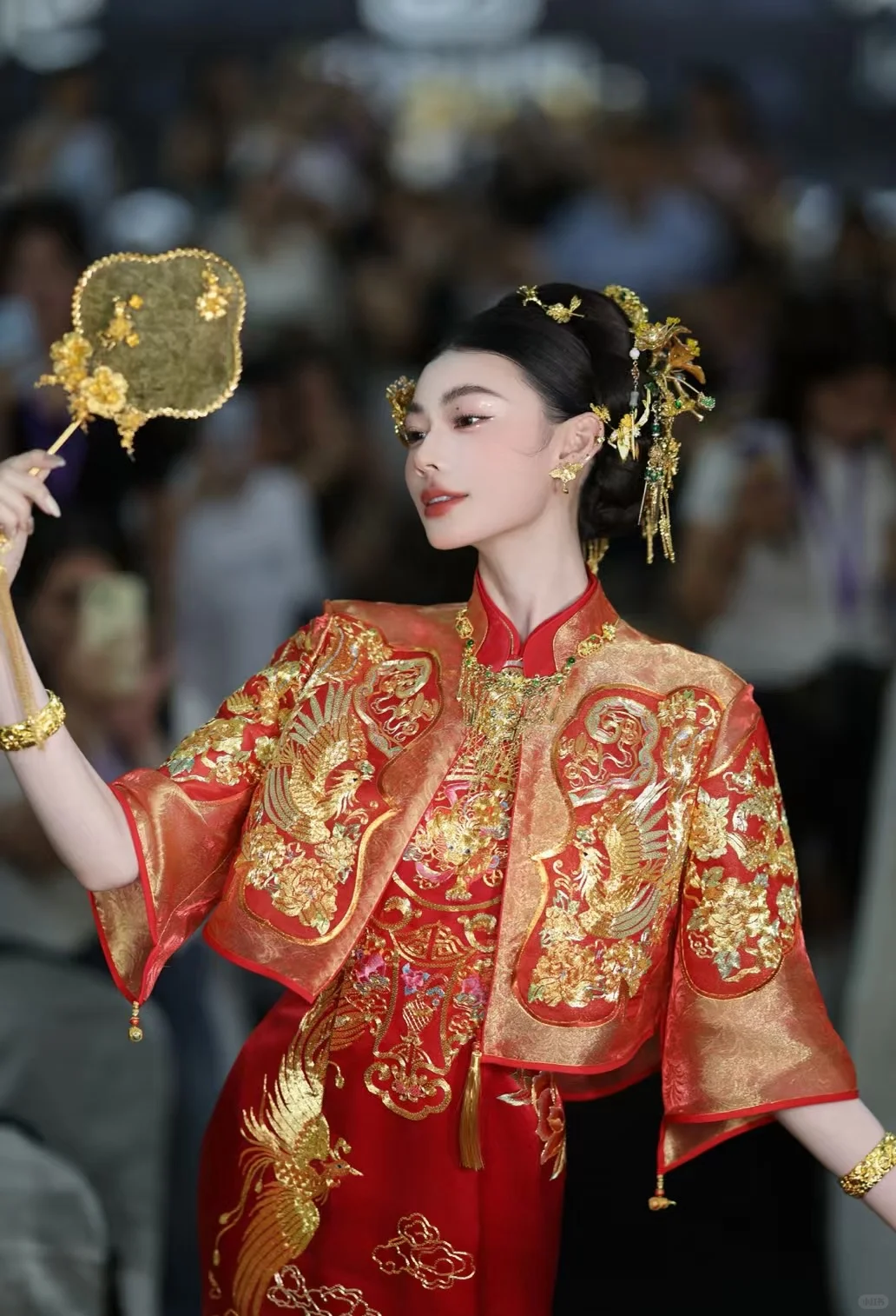 婚服系列中式红金凤锦 天玺旗袍 |邯郸婚纱
