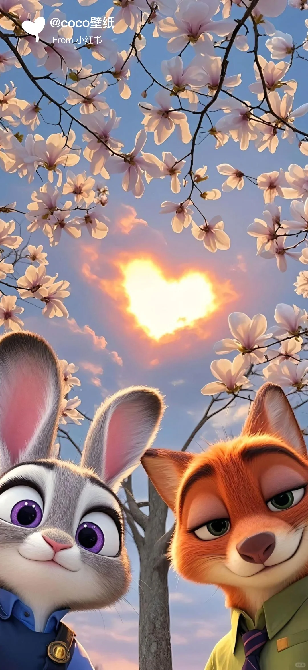 高清壁纸|兔朱迪🐰&狐尼克🦊