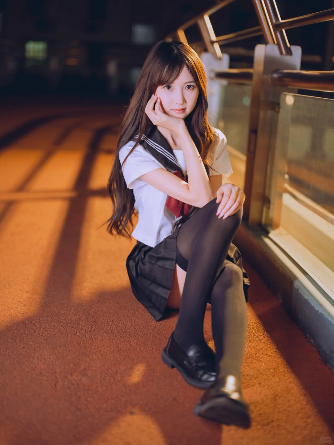 又拍了一组夜景天桥jk