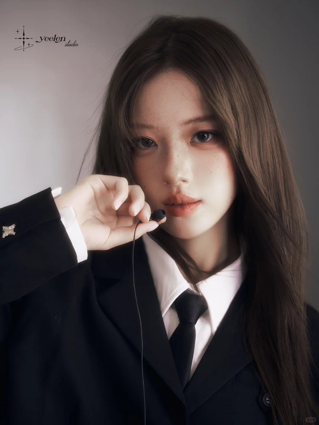 🖤秋日灰灰制服系｜韩素汐同款写真｜沪上写真