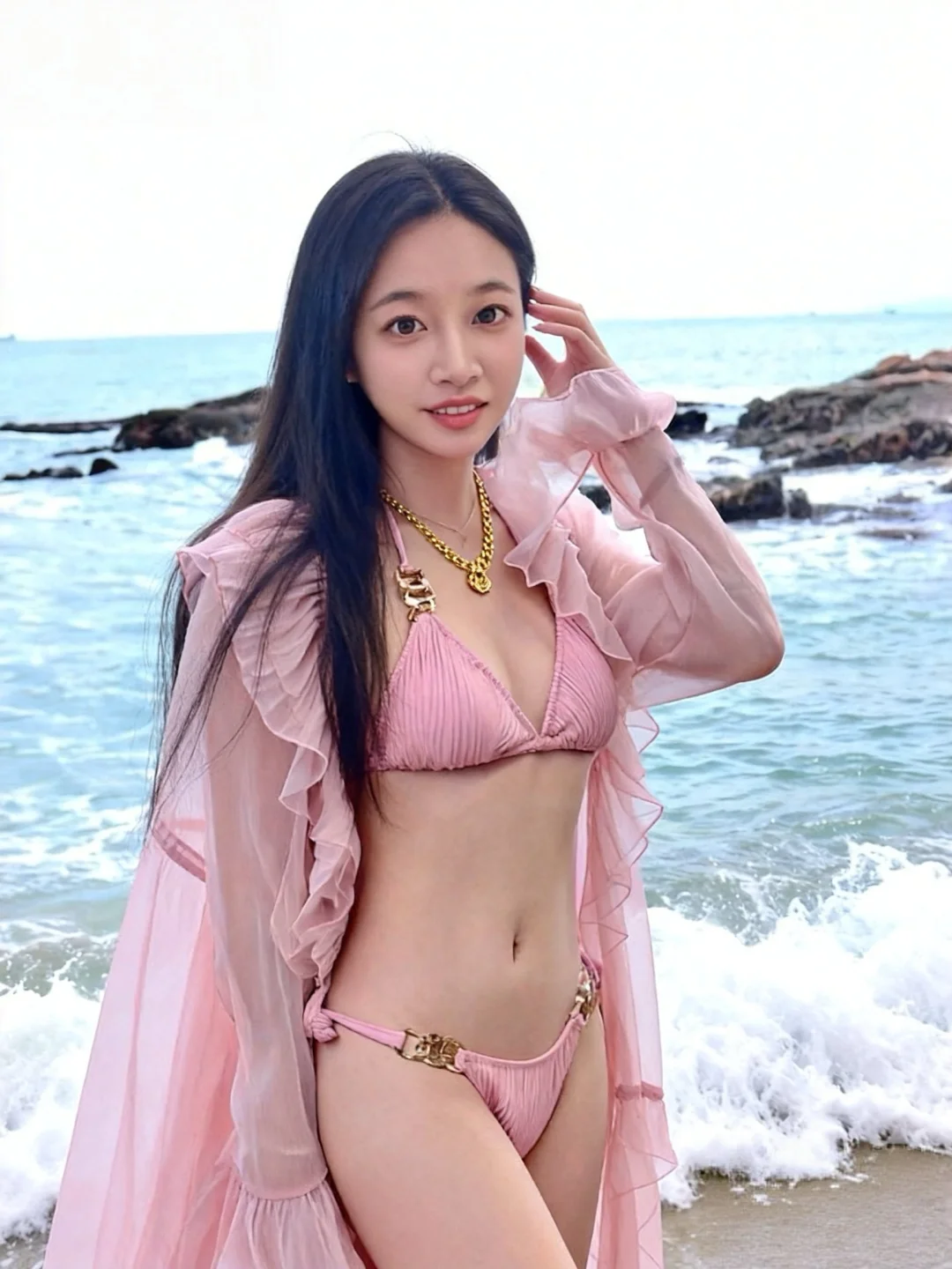 今天老娘在海边不做甜妹