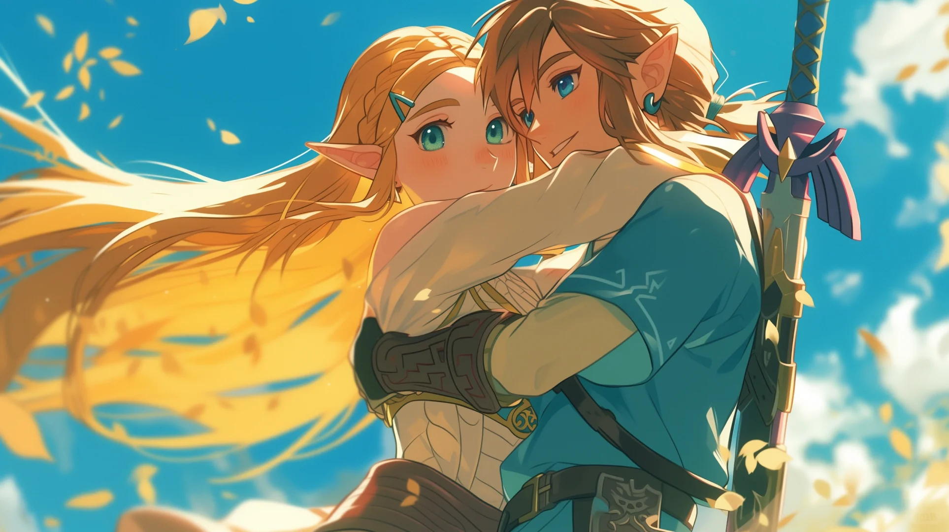 太好了！是塞尔达壁纸！我的💻有救了！