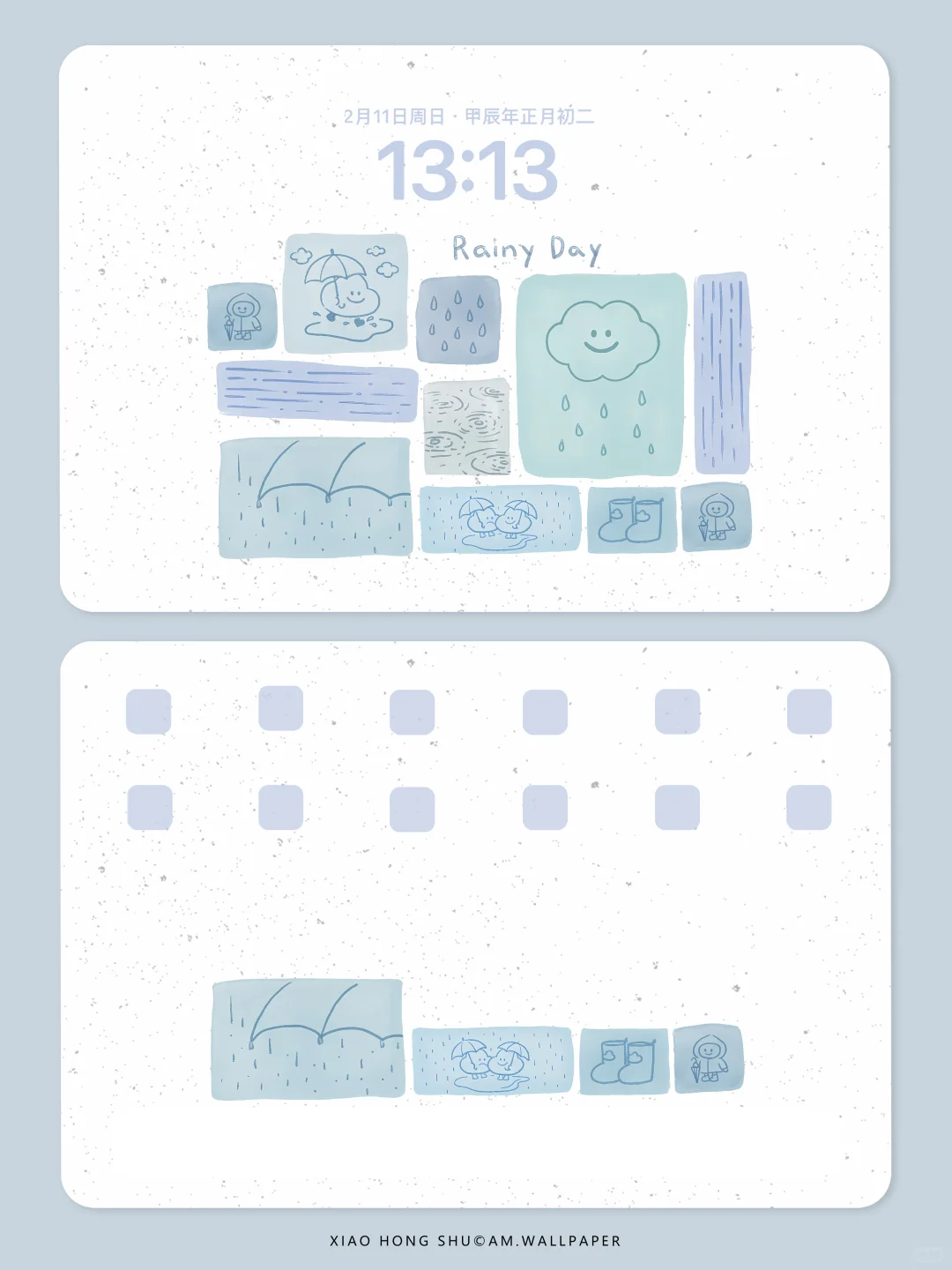 ipad壁纸｜雨天涂鸦｜141