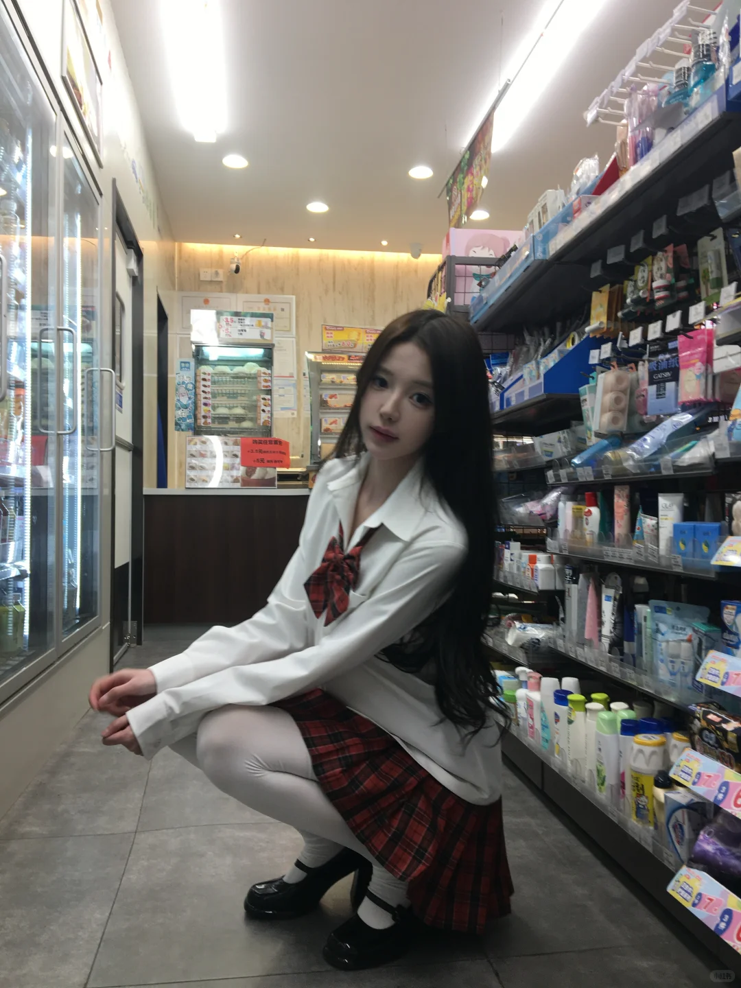 jk拍照蹲姿篇